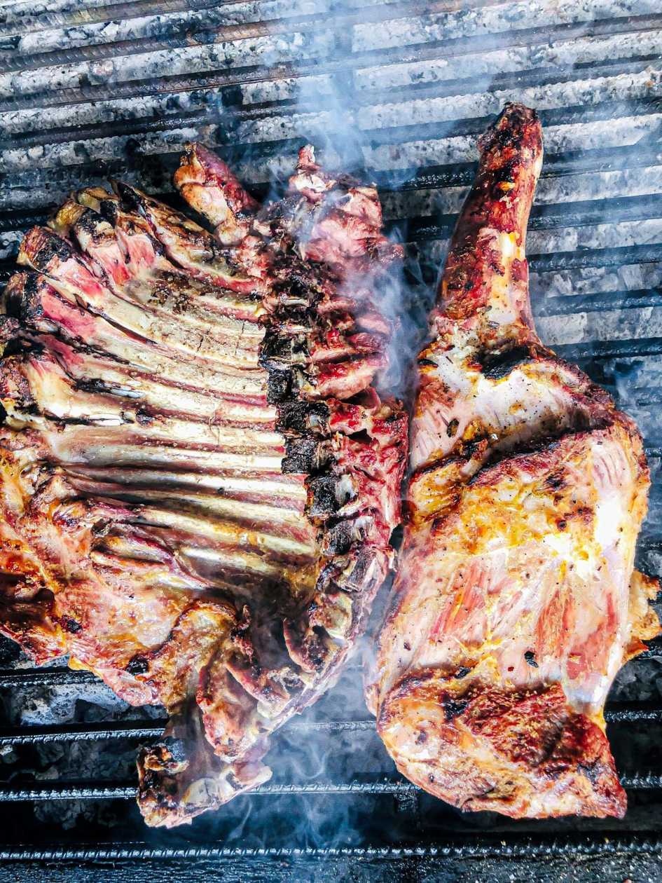 Full Goat Rib Choma