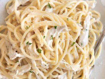Creamy Chicken Spaghetti