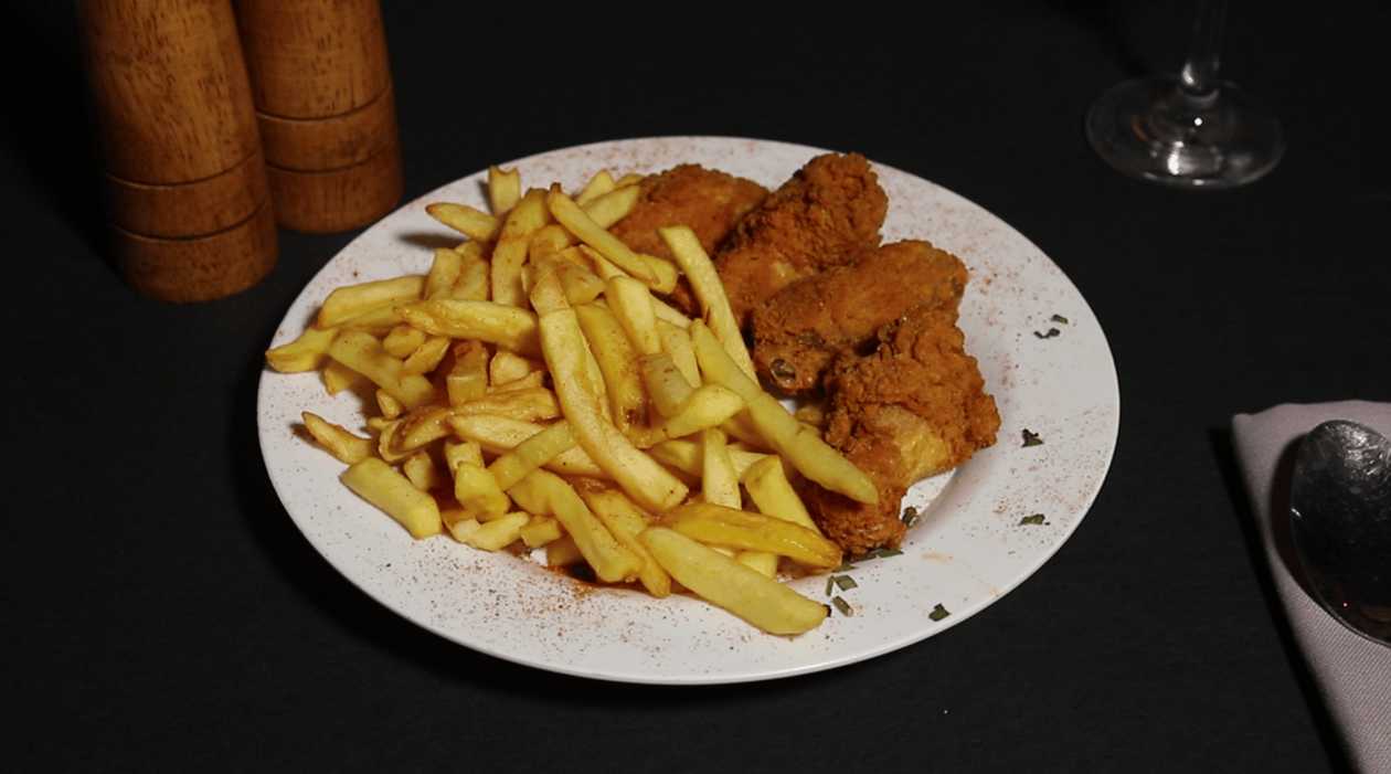 Crispy chicken wings