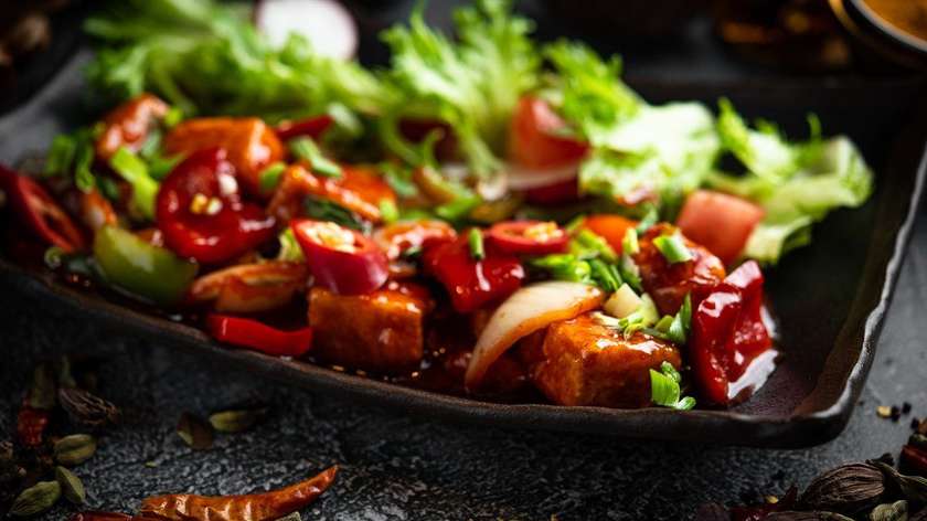 Chilli Tofu Vegan