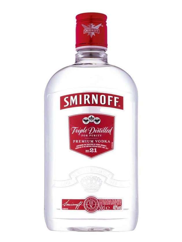 Smirnoff red vodka