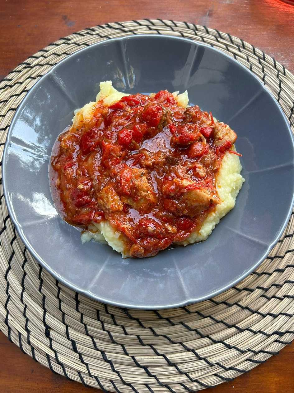 Tocana de porc cu piure