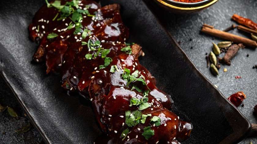 Grilled Duck in Tamarind Sauce Royal Thai Style