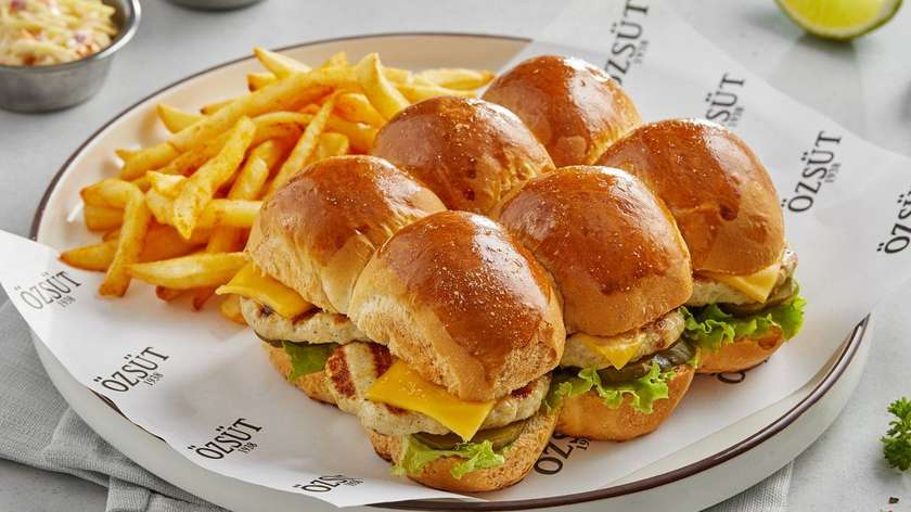 Mini altılı chicken burger