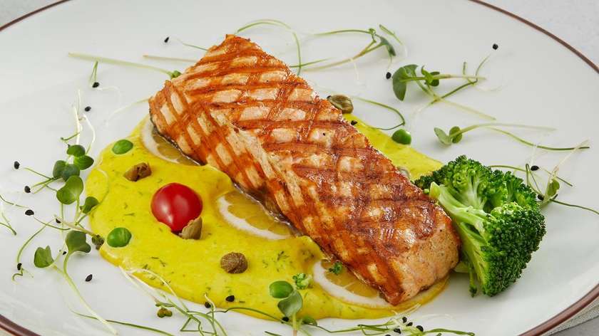 Salmon with Lemon sauce