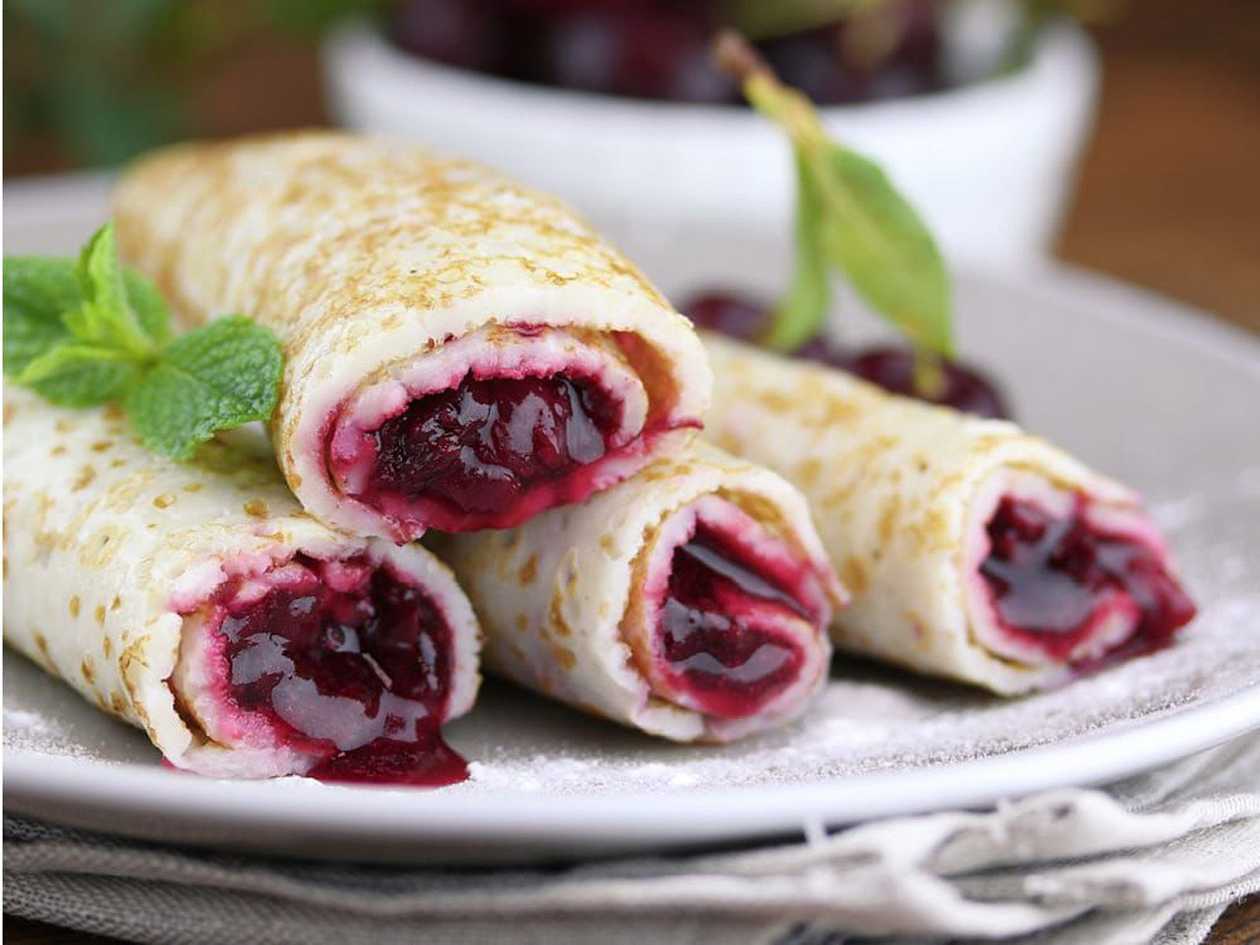 Pancakes with cottage cheese (3 pcs.)