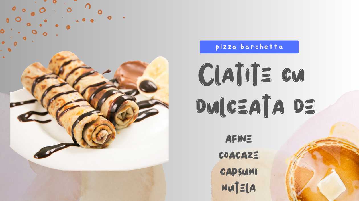 B Clatite cu dulceata de capsune