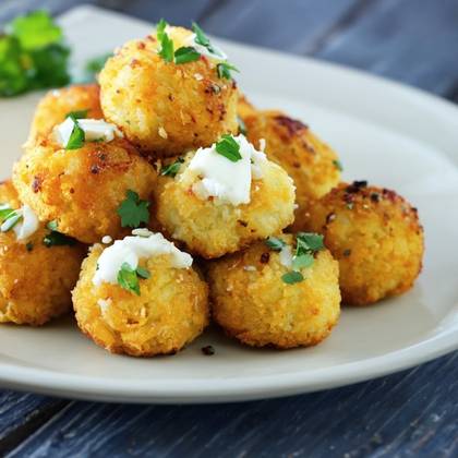 Mozzarella Stuffed Cajun Arancini
