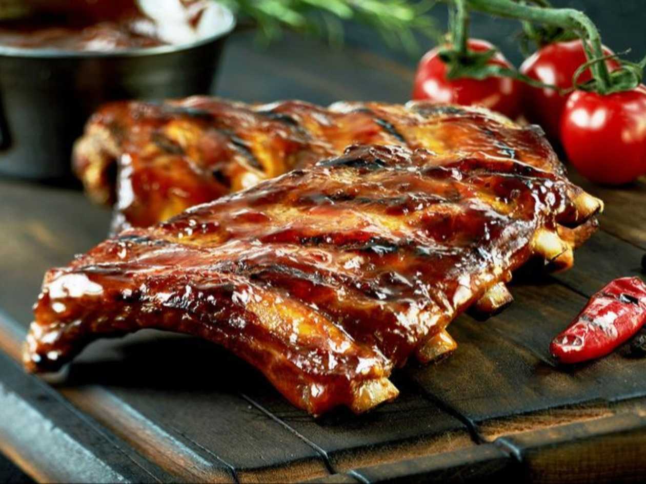 750g Vepřová žebra BBQ