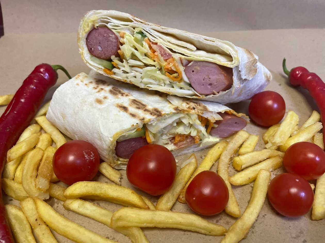 Хот-дог в лаваші з 1 мисливською