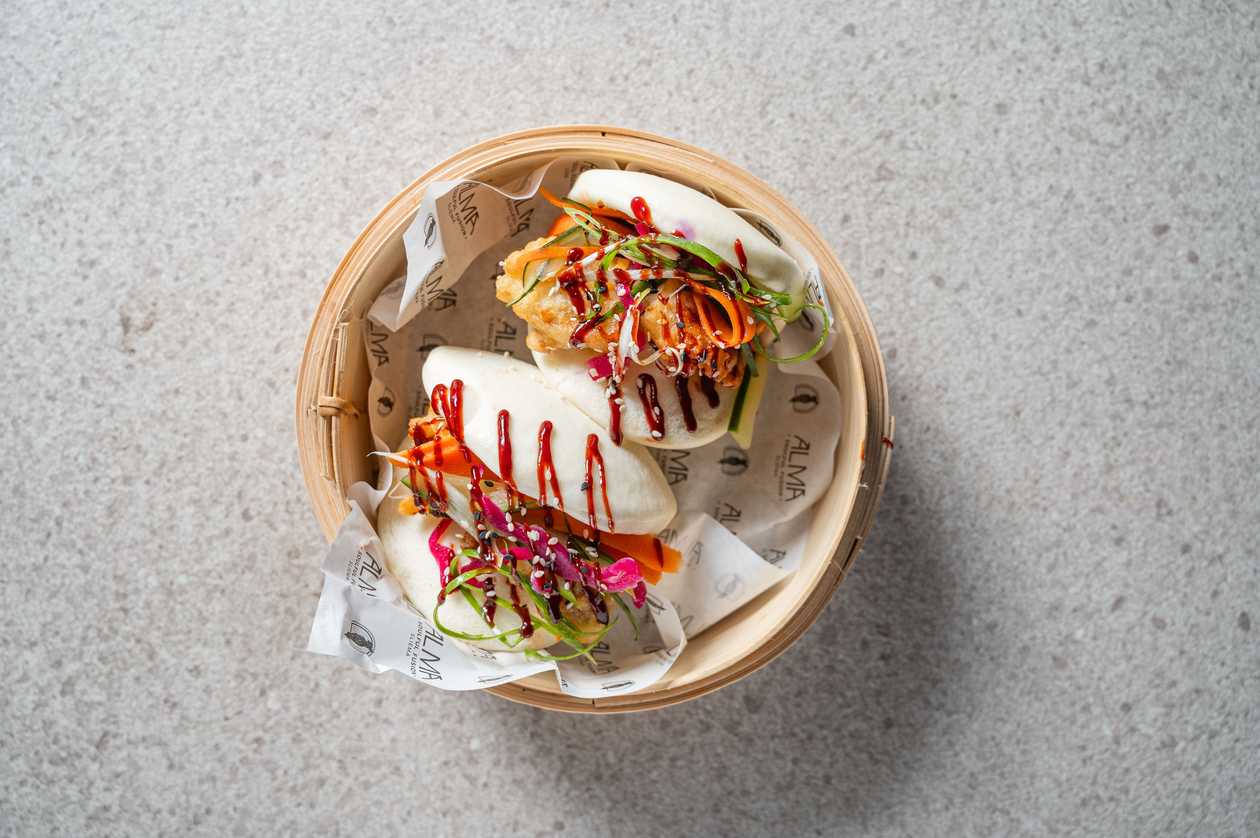 Soft Shell Carb  Bao Bun, 2 pieces