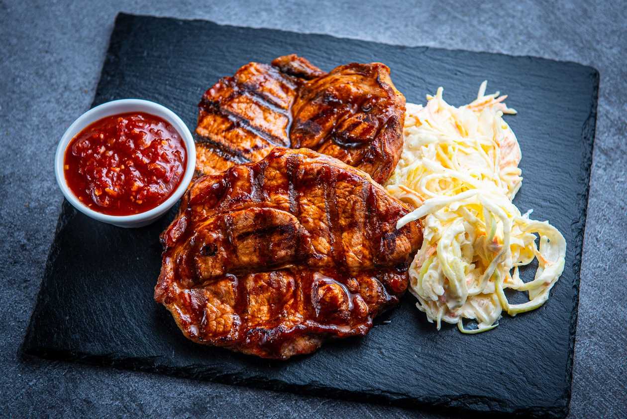 Grillitud põrsas