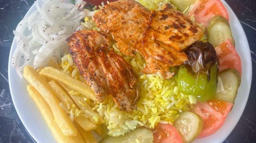 Chicken Izqara on Plov