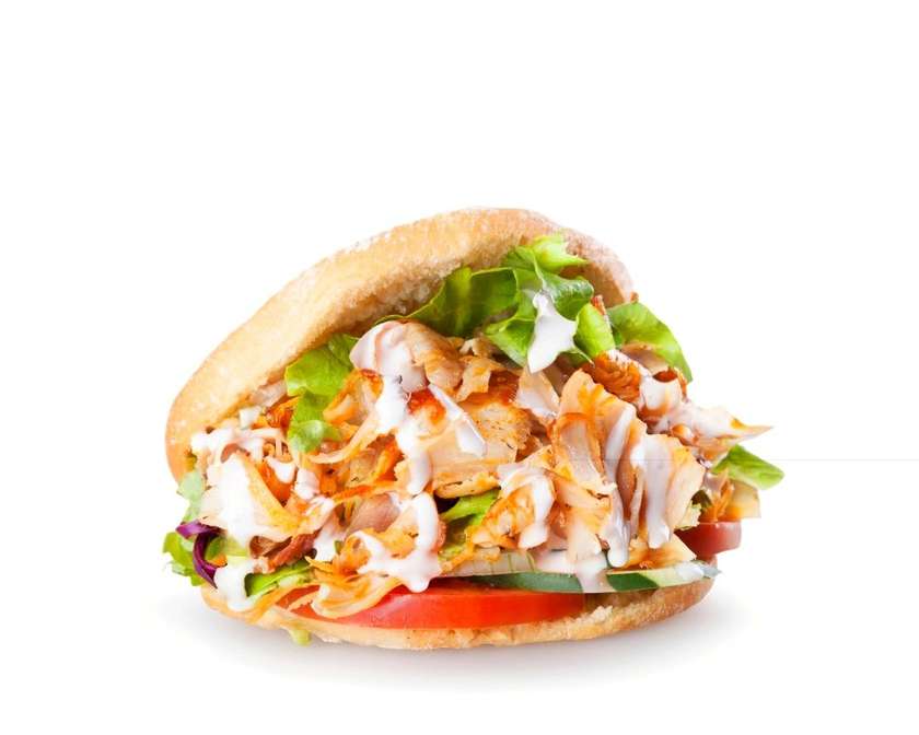 Doner Kebab in Pita Bread