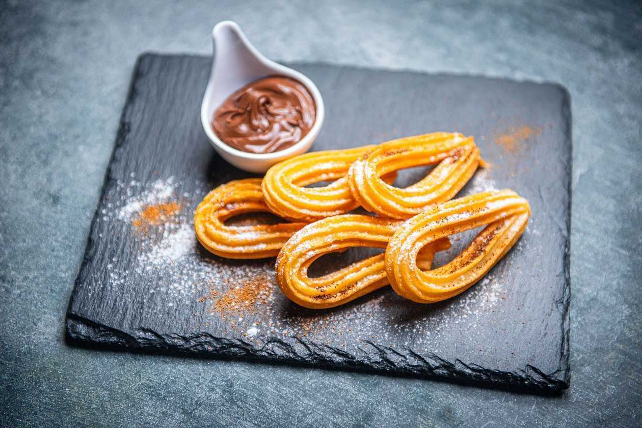Churros + Nutella kaste