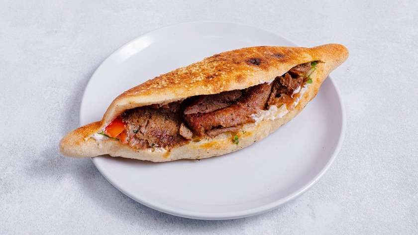 Meat Doner in Tandoor Bread