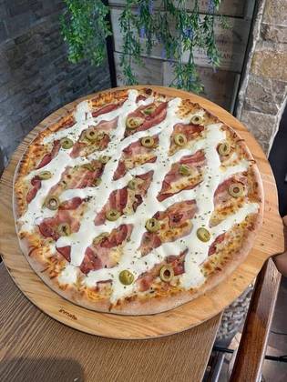 Pizza de Bacon com Catupiry