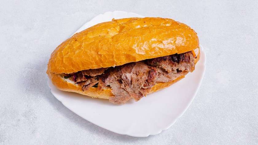 Meat Doner in Baton Bread