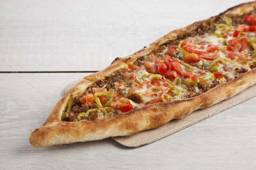 Beef and cheese pide