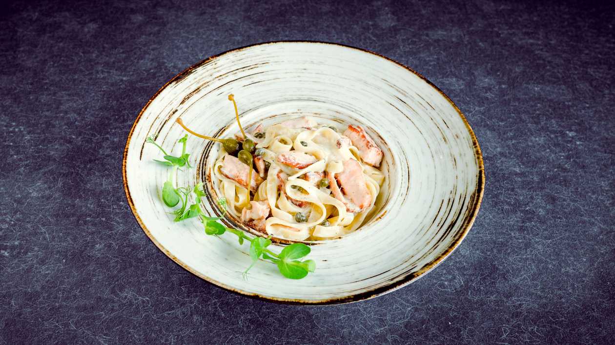 Salmone e Capperi pasta