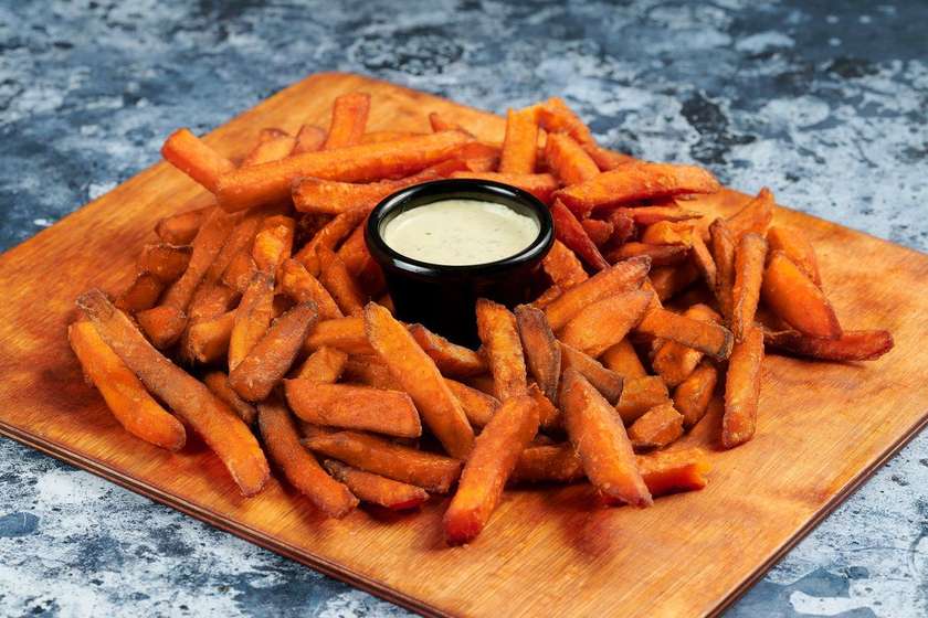 Fried sweet potato fries