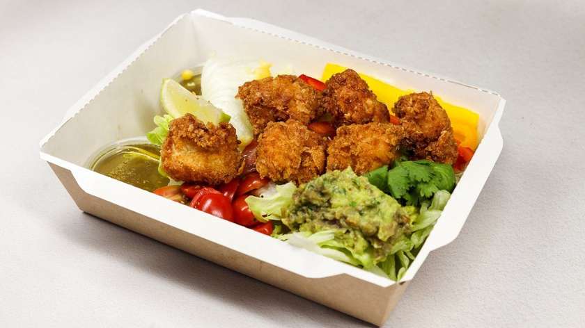 Katsu Prawns Salad (F/G/E/L)