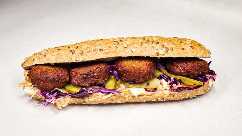 Falafel Brioche Baguette