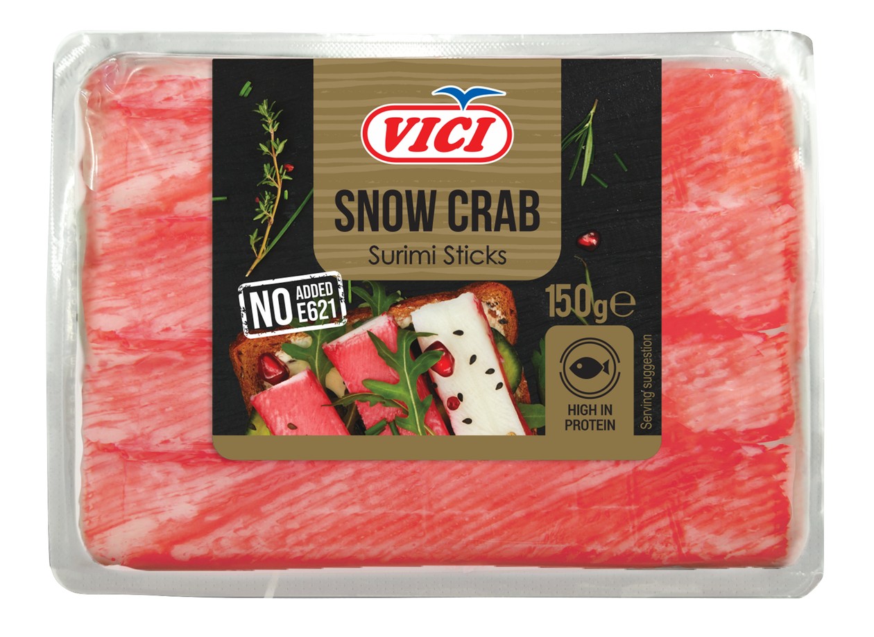 Surimio lazdelės VIČI SNOW CRAB (52%), 150g (baigiasi galiojimas)