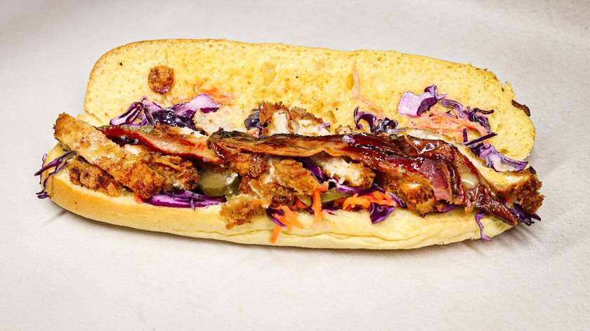 Honey Mustard Katsu Brioche Baguette