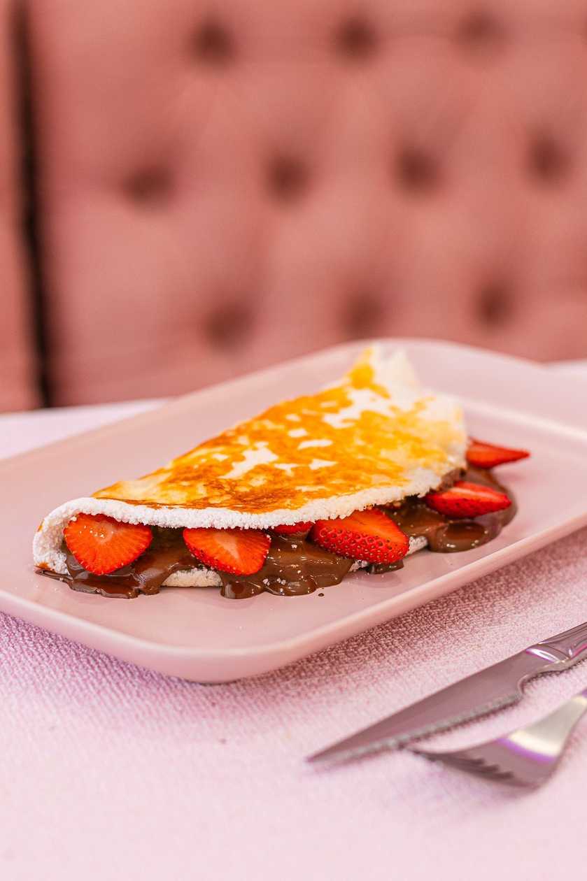 Nutella and Strawberry Tapioca