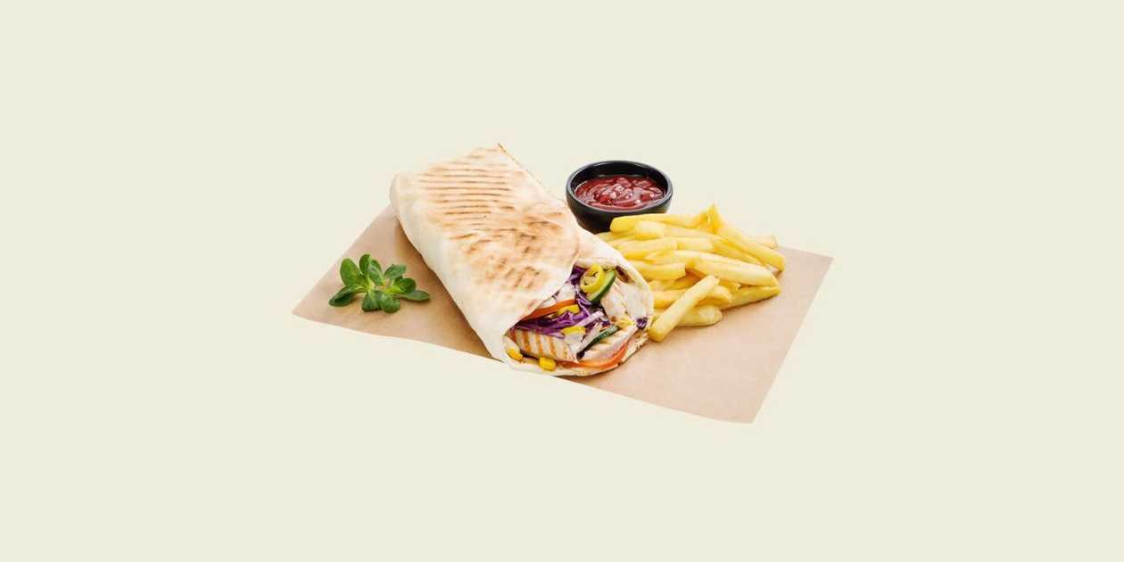 Kebab with grilled chicken platter