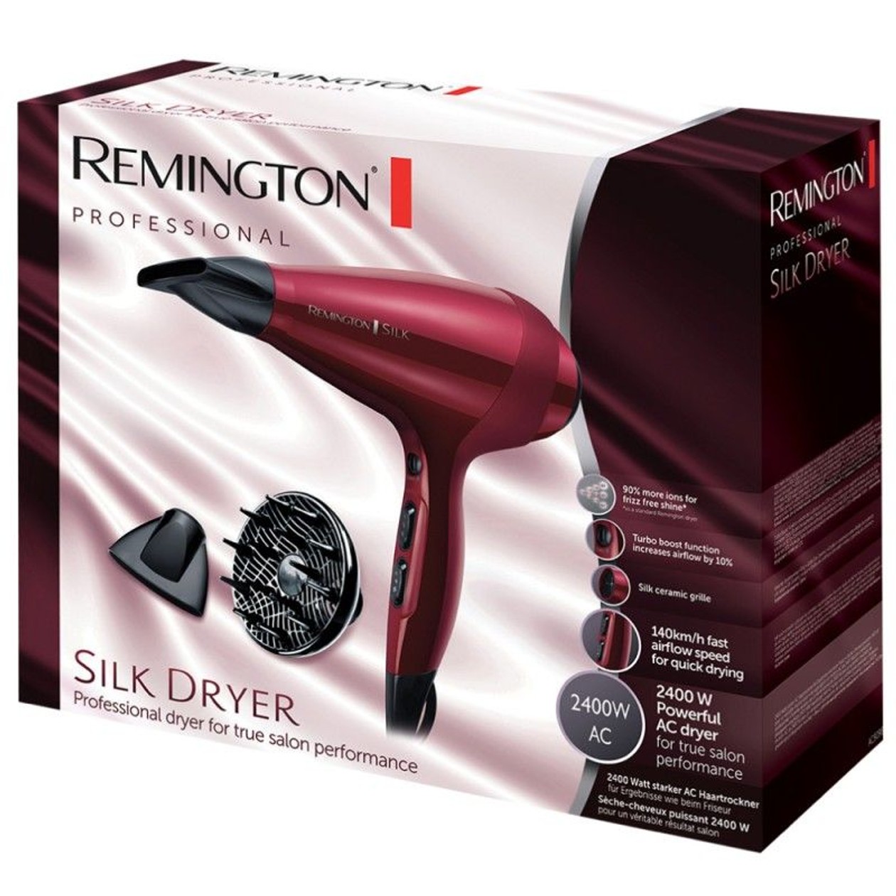 Remington, Dryer Prof. Silk 2400W w Diffuser, 1.49788kg