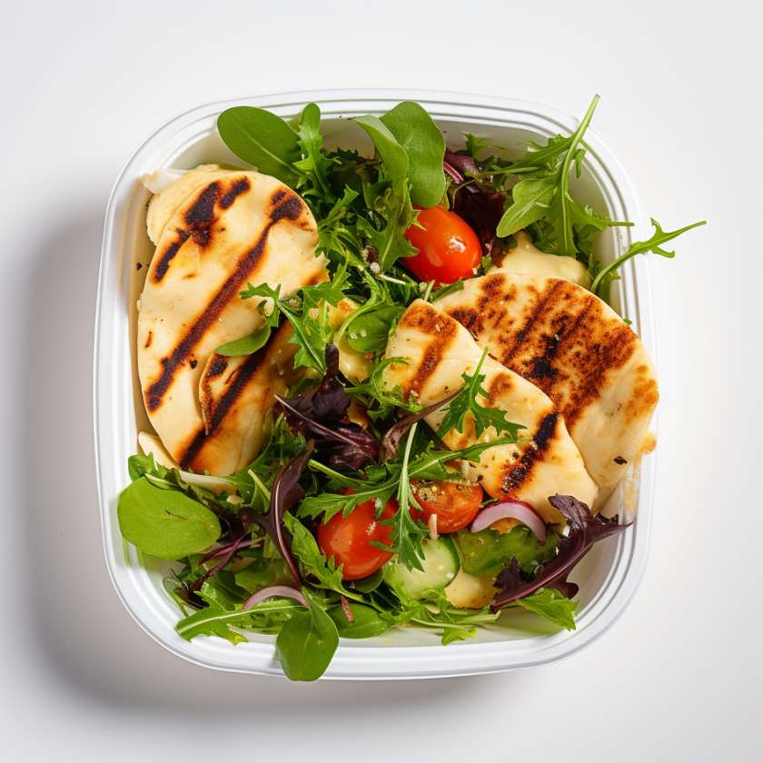 Halloumi la pita
