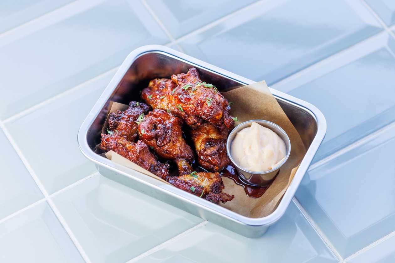 Teriyaki-honey chicken wings