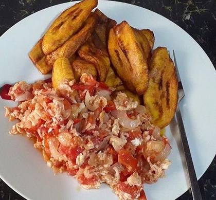 Crispy Plantain & Egg Fusion