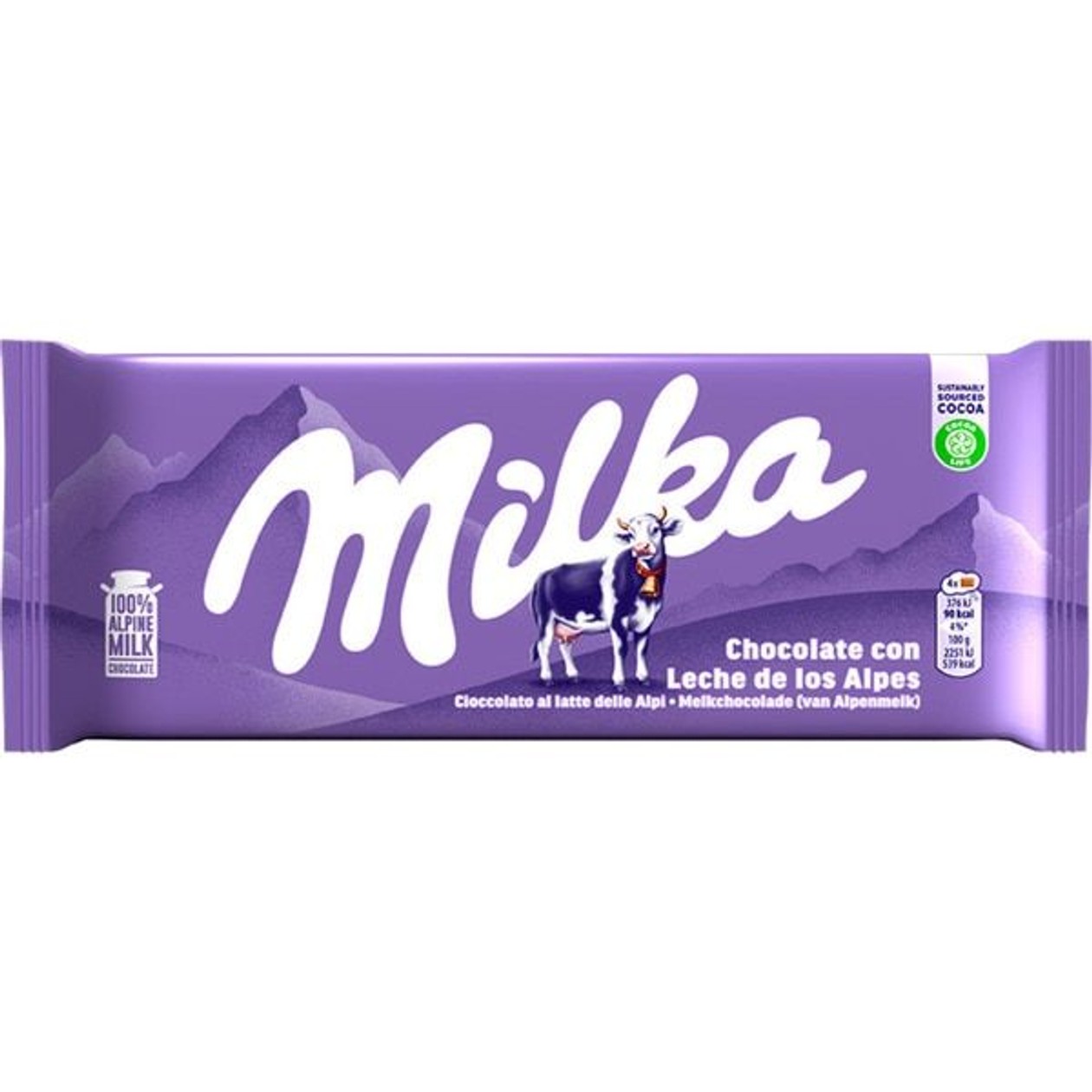 Milka Milk Chocolate 100 g package