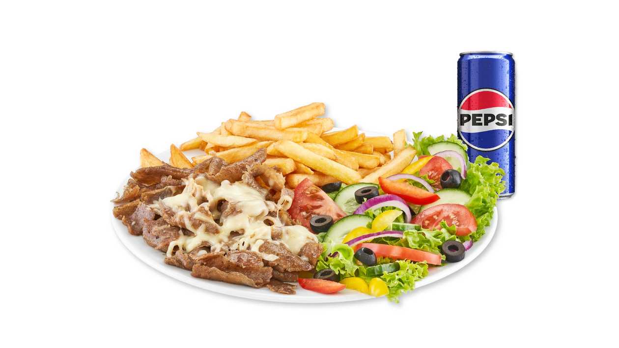Talerz Kebab z Serem, Pepsi 0,33l