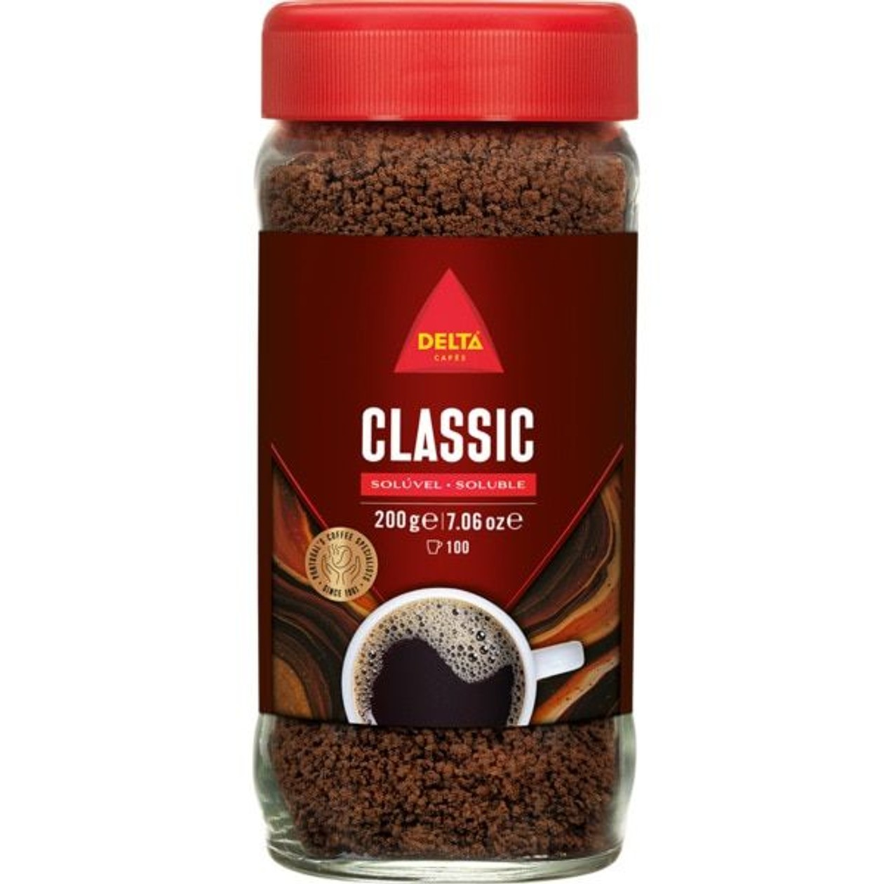 Delta Soluble Coffee jar 200 g