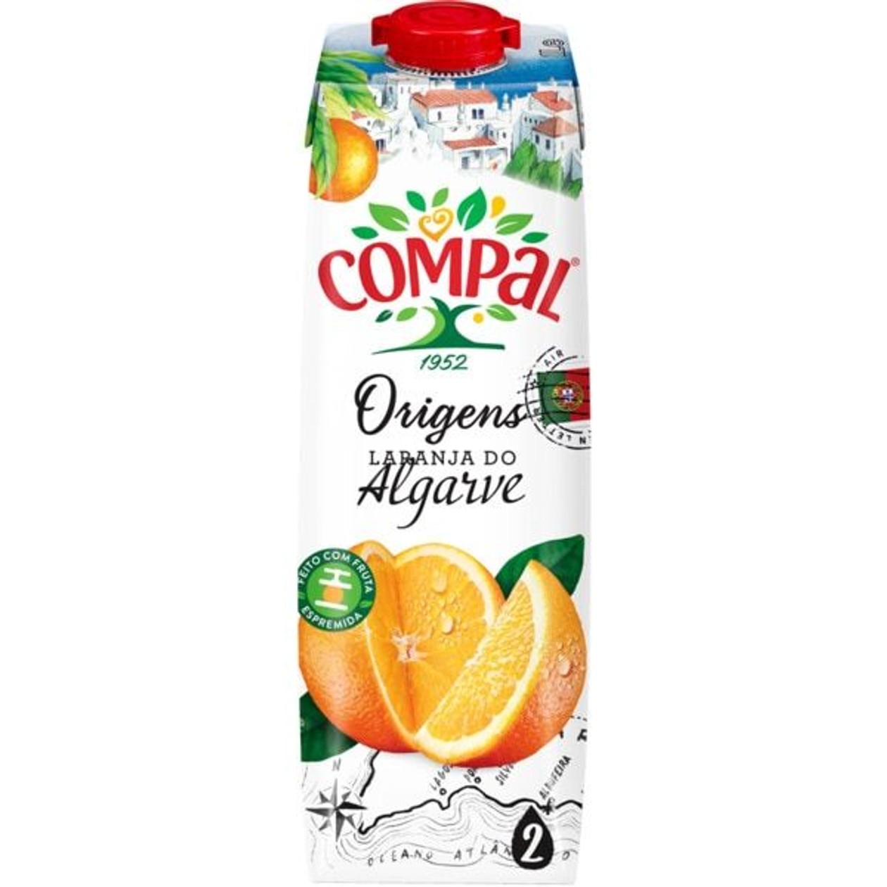 Compal Origins Algarve Orange Nectar 1 L package