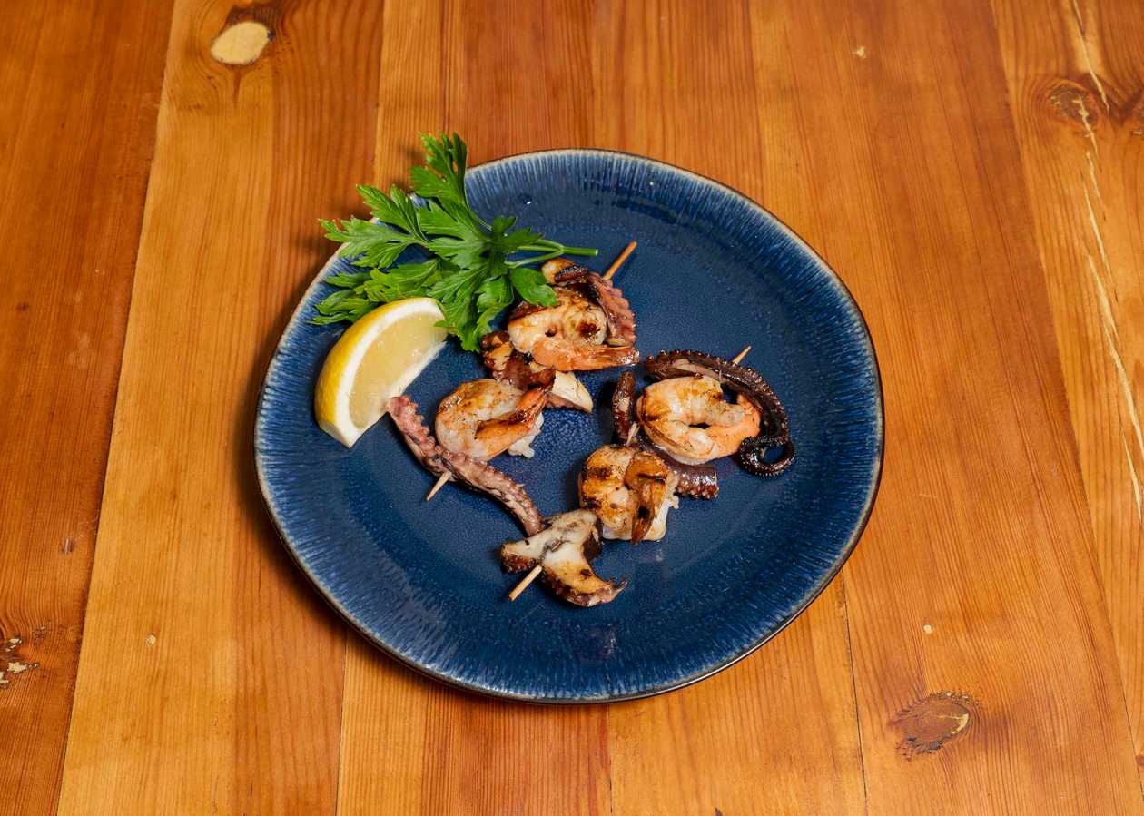 Octopus & Prawns Skewers