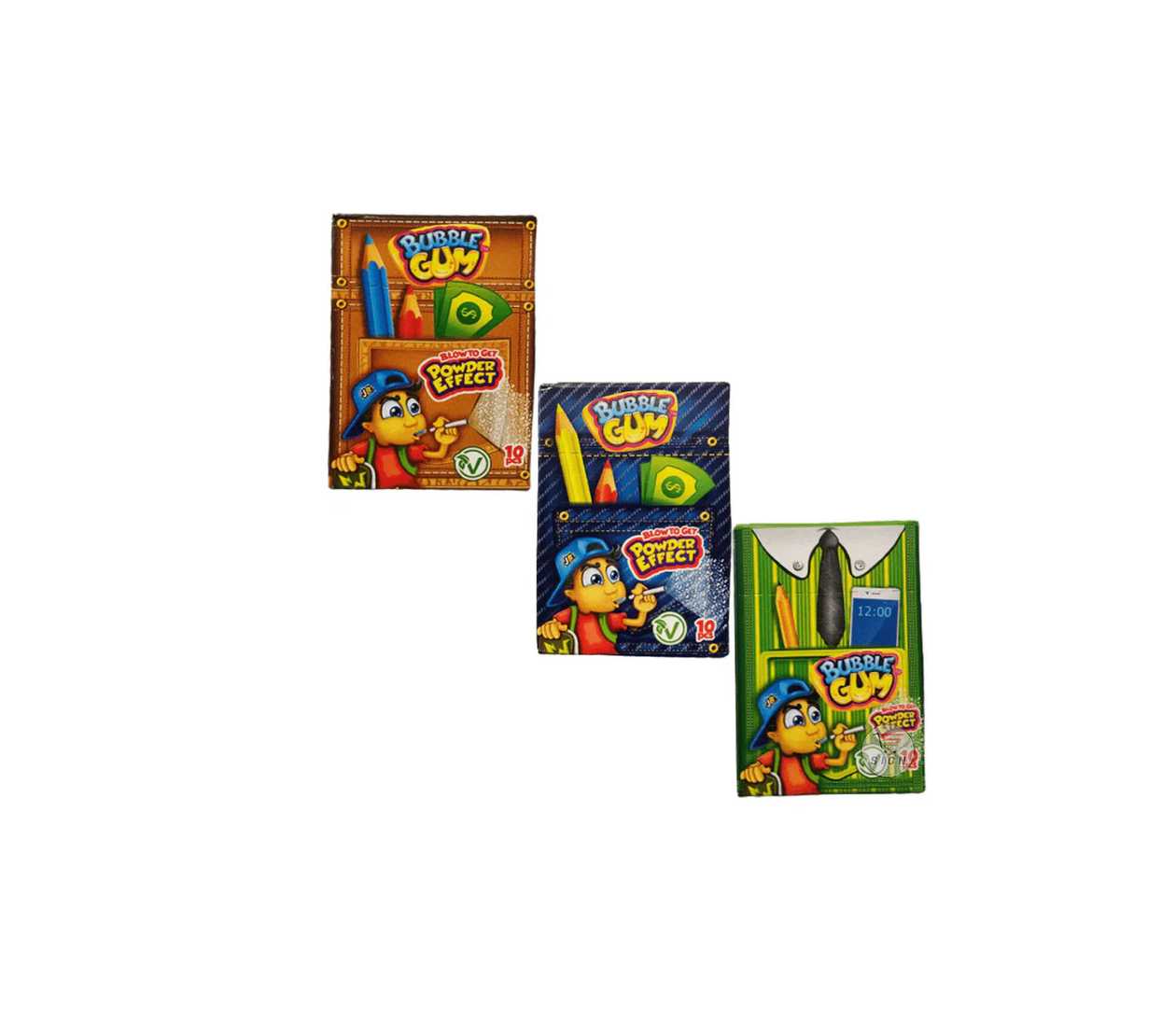 Johny Bee Bubble Gum With Powder Effect, 35g