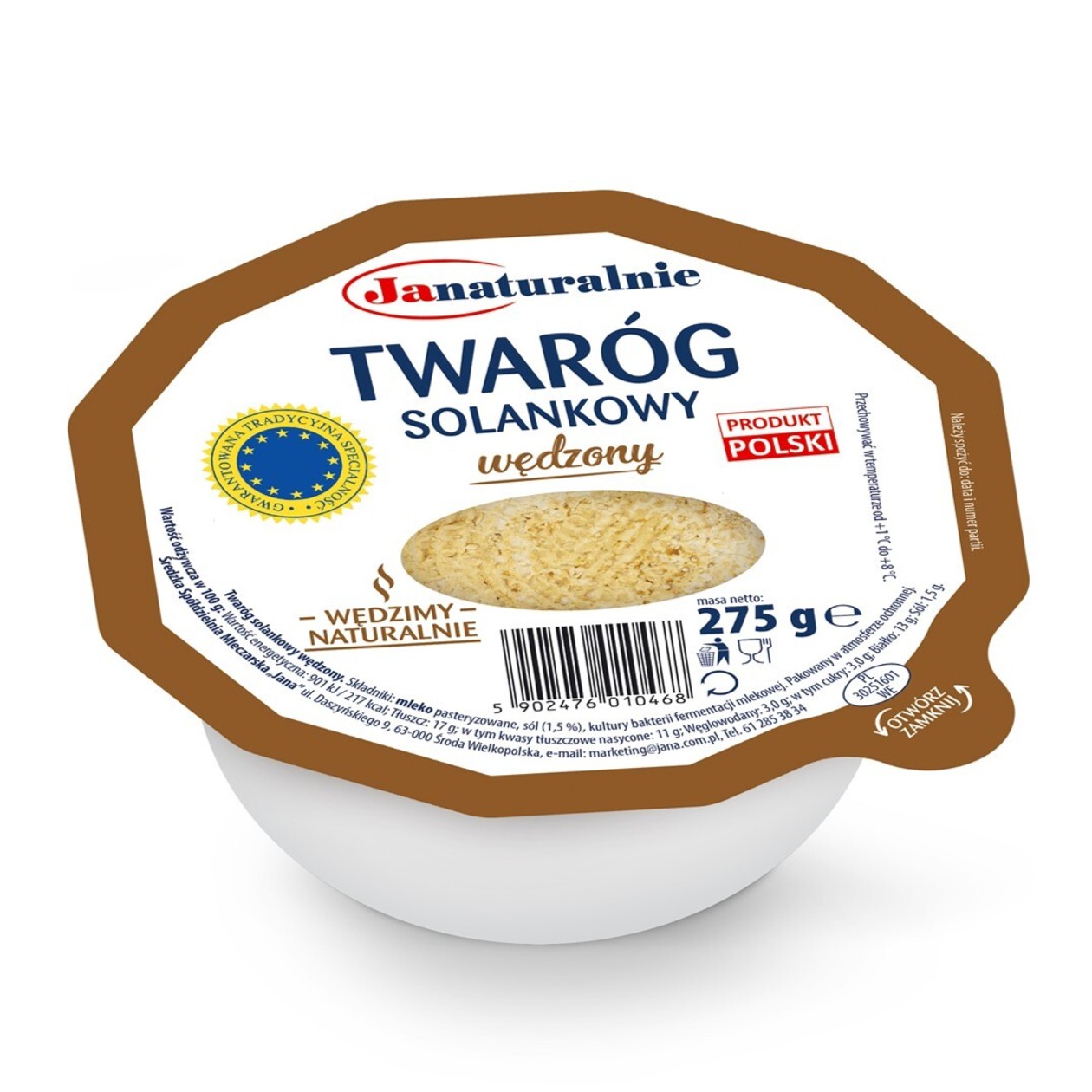 Twaróg Solankowy Wędzony Jana 275g (expires soon)