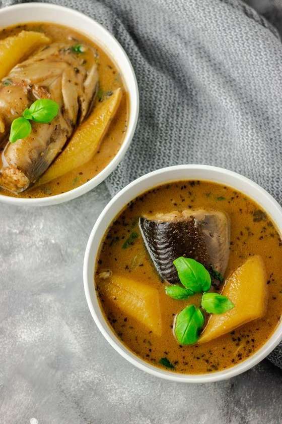 Spicy Catfish (1Pc) Pepper Soup Special with Yams or Plantains
