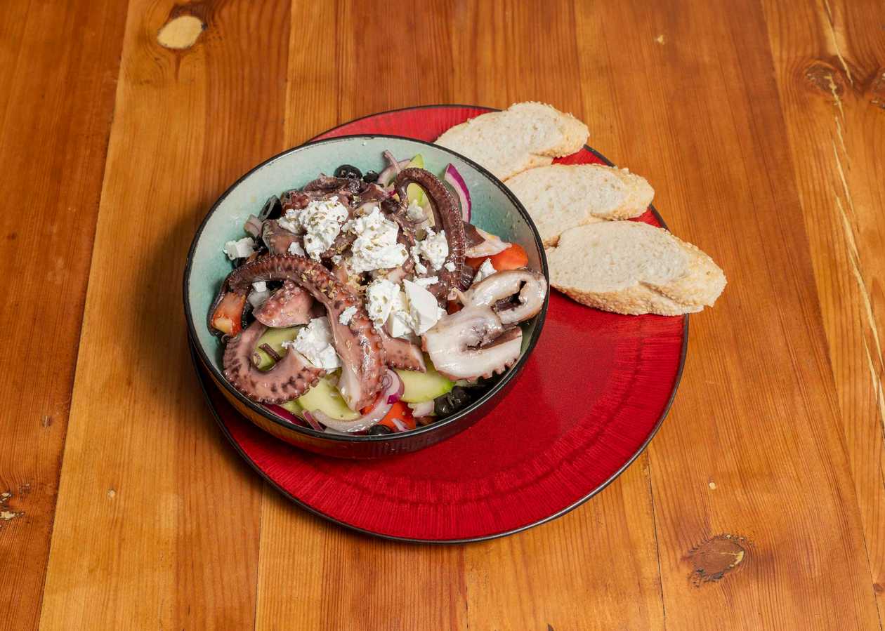 Greek Style Octopus Salad
