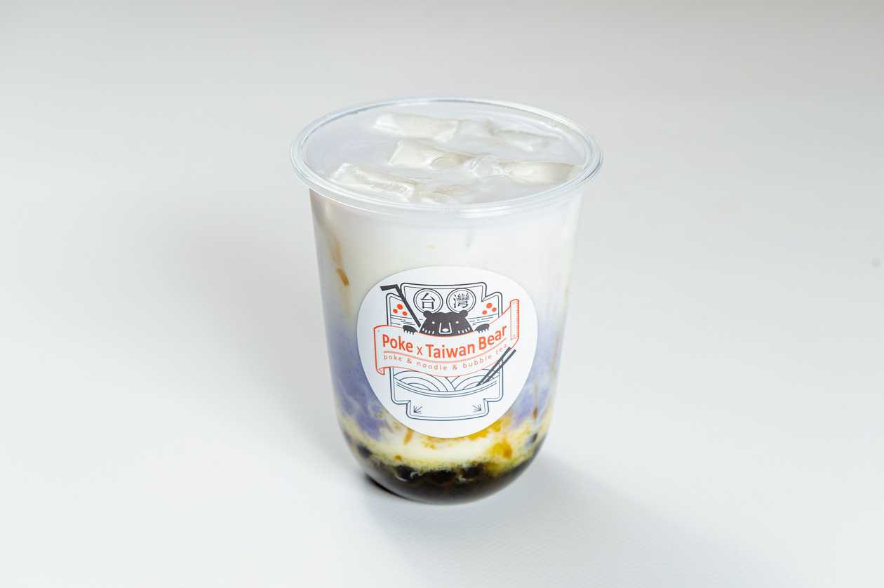 Taro & mango mleczna bubble tea