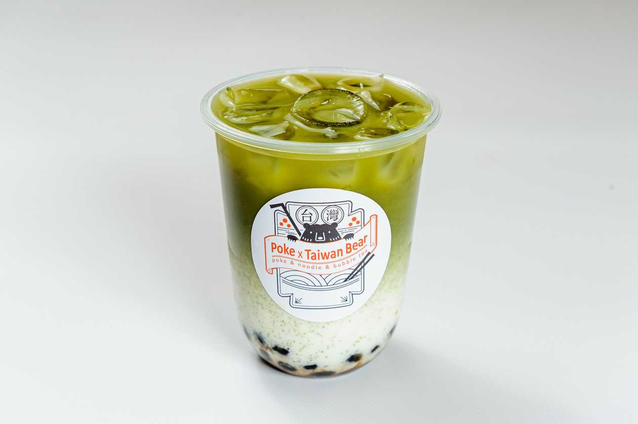 Herbata matcha bubble tea