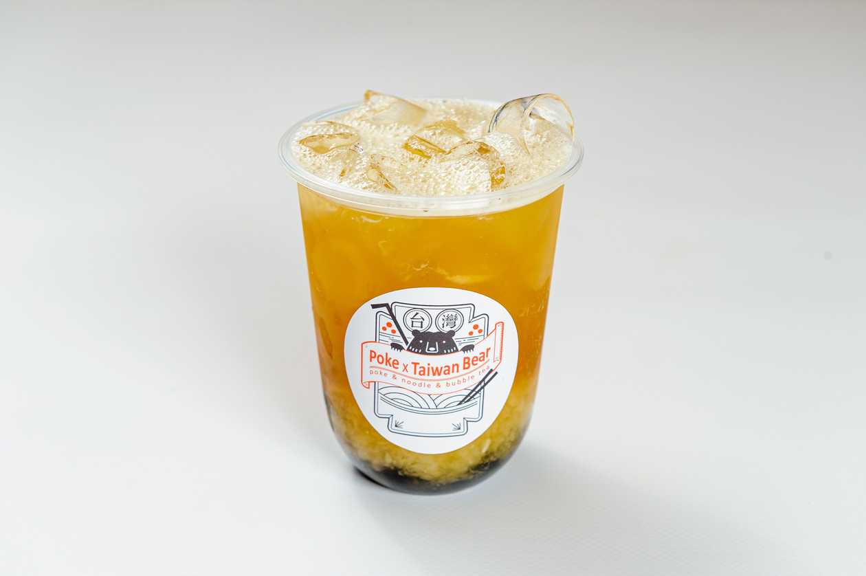 Lychee bubble tea