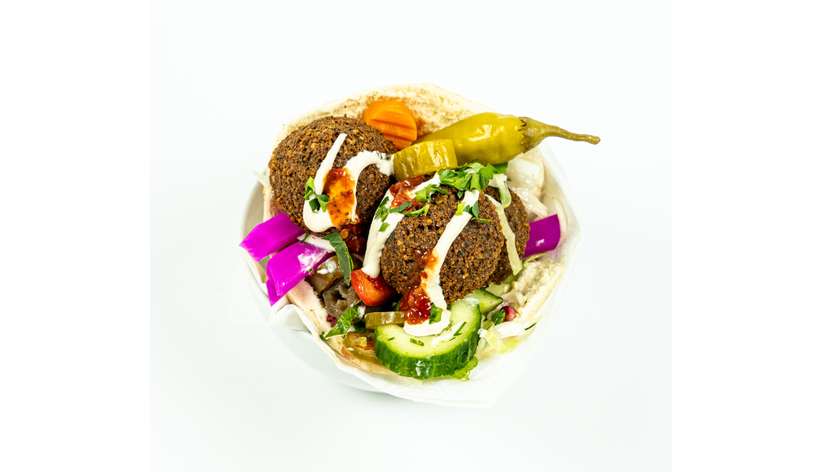 Pita falafel