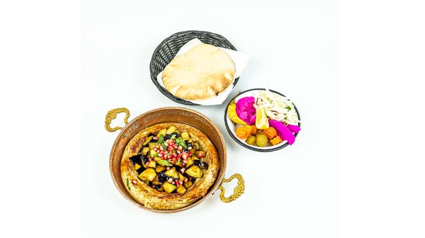 Hummus & Bakłażan