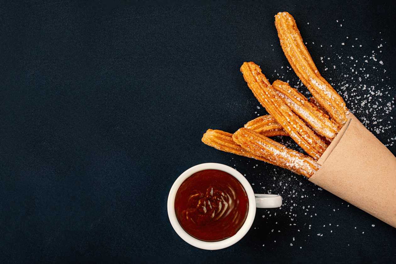 Churros s karamelem